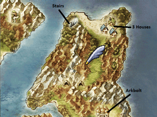 World Map North of Arkbolt
